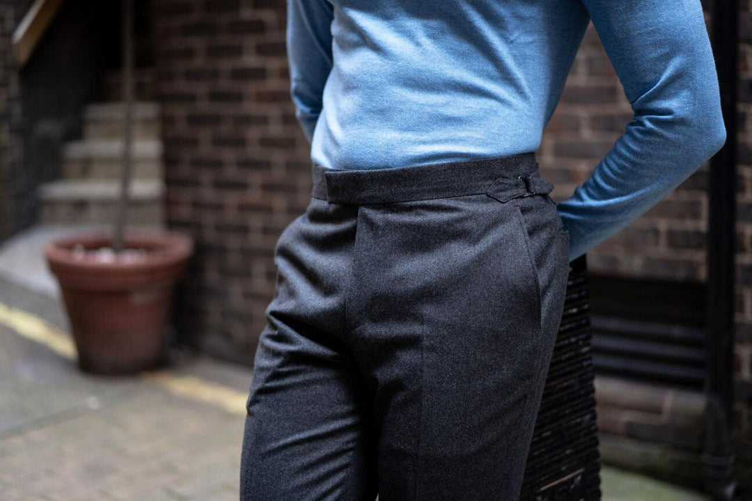 Kit Blake’s smart, stride-making trousers are an everyday essential.