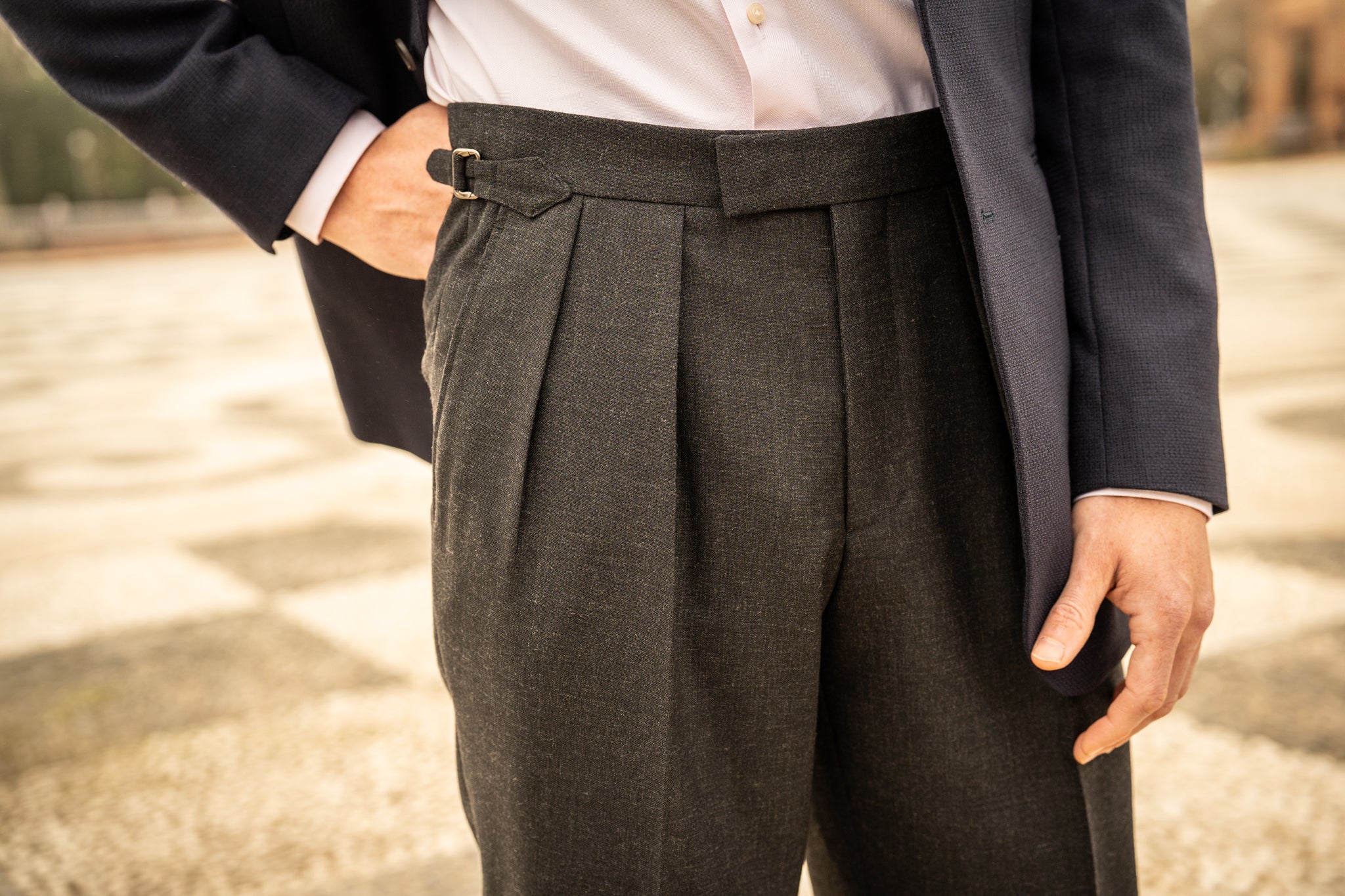 Fresco and Tropical Wool Trousers for Spring and Summer