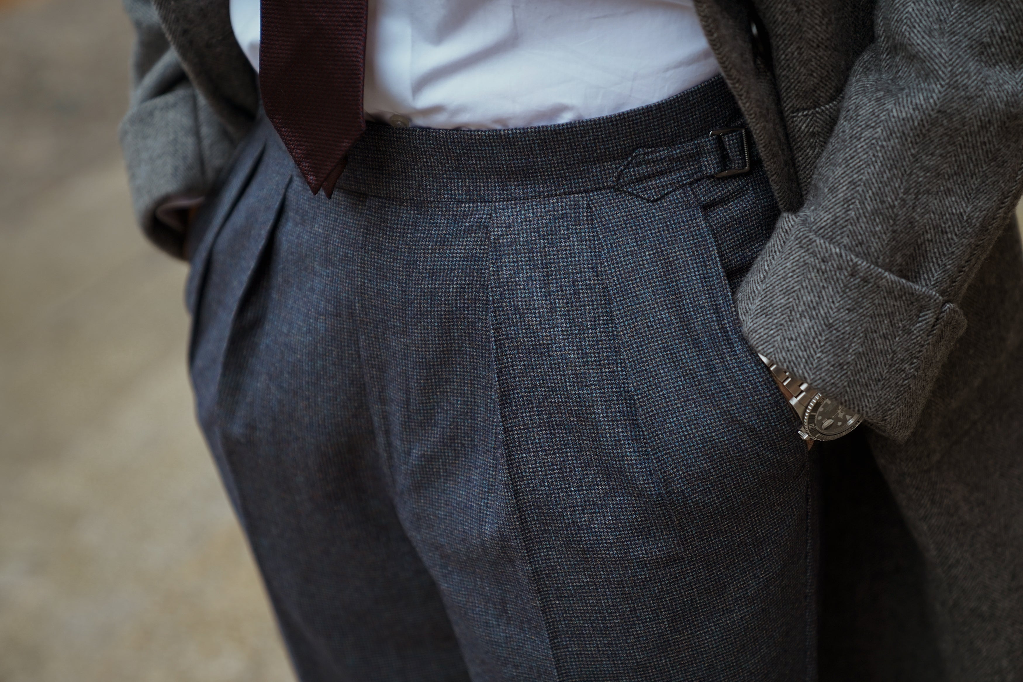 A Guide To Trouser Cloths - Kit Blake trousers