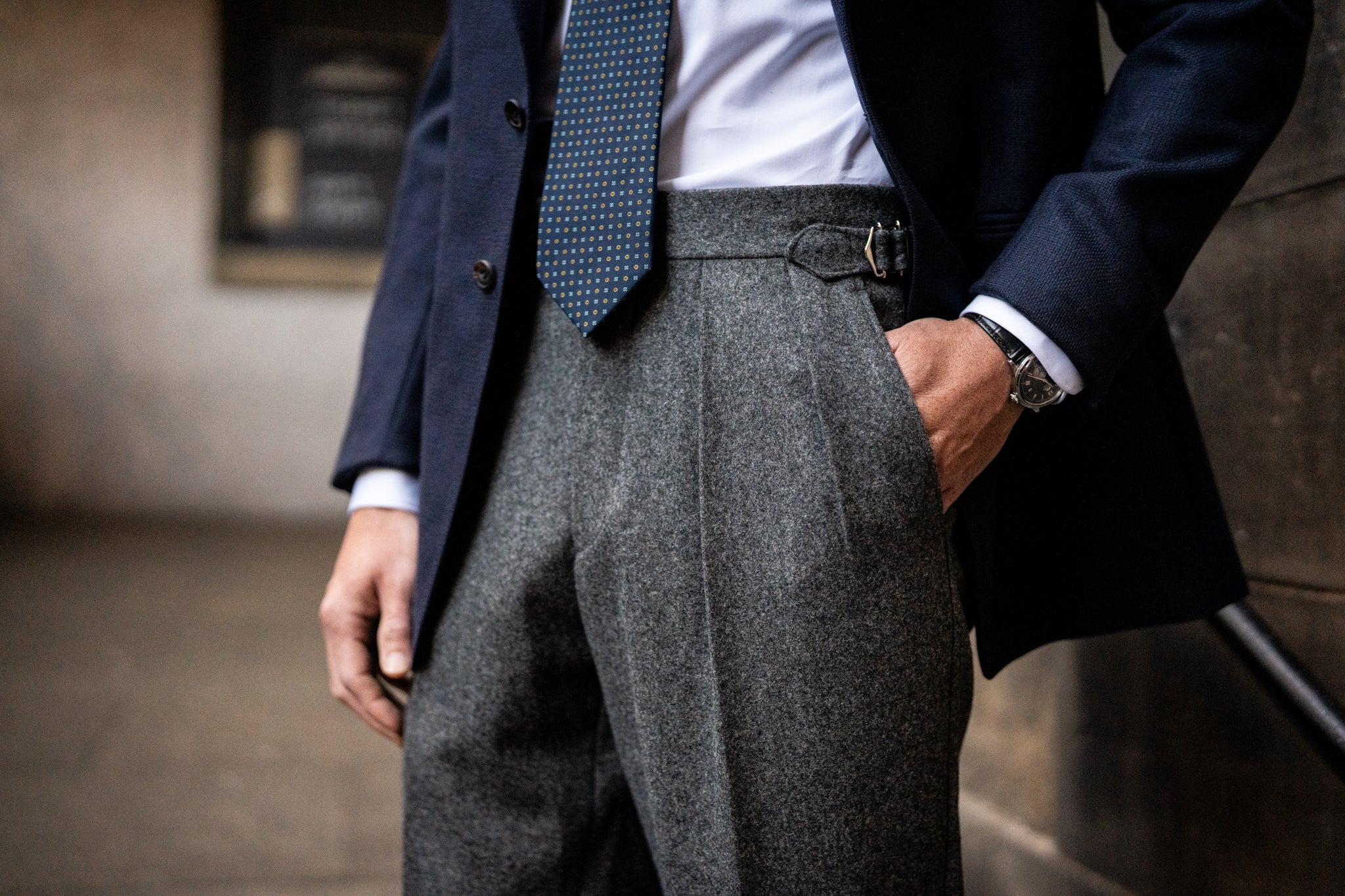 Grant - Double Pleats