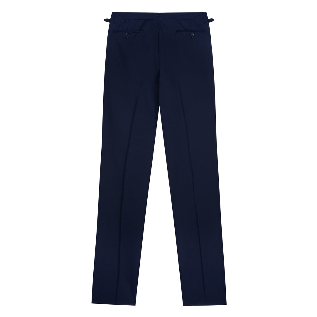 Grant Navy Tropical Wool Trousers