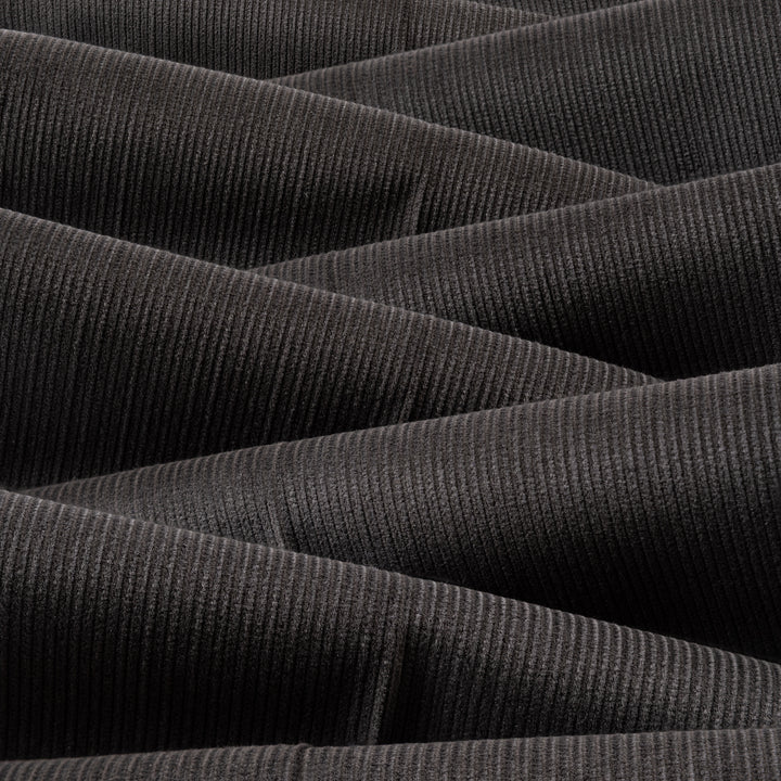 Aleks Grey Cotton Corduroy Trousers-Kit Blake