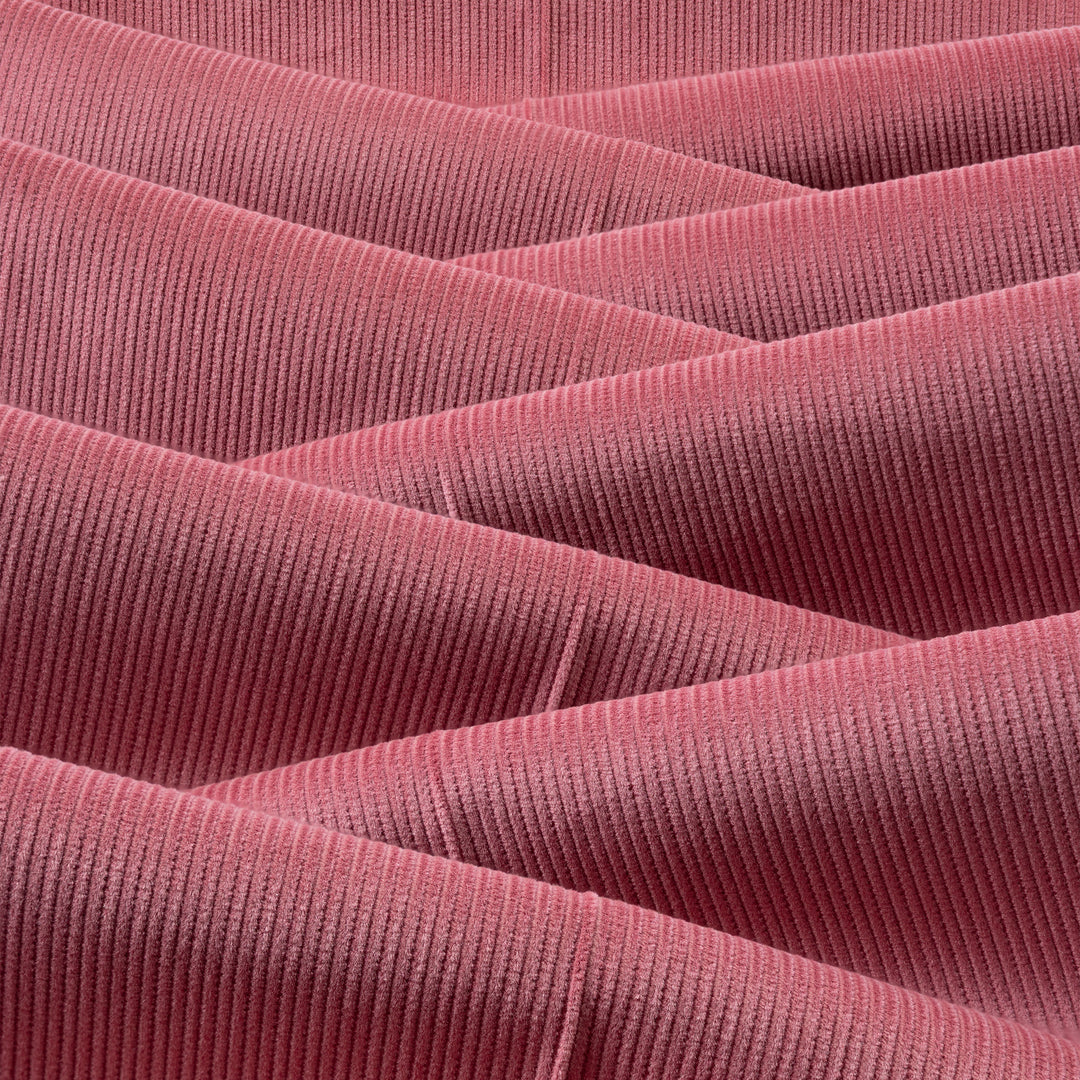 Aleks Soft Red Cotton Corduroy Trousers-Kit Blake