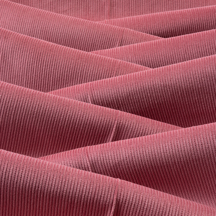 Aleks Soft Red Cotton Corduroy Trousers-Kit Blake