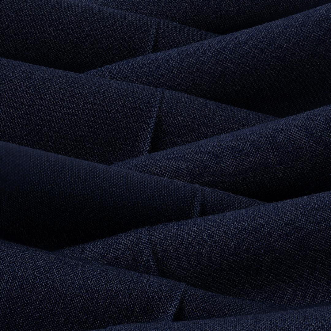 Aleks Navy Fresco Wool Trousers