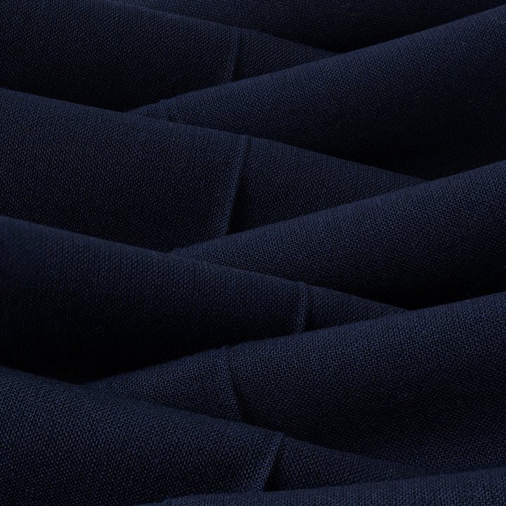 Aleks Navy Fresco Wool Trousers