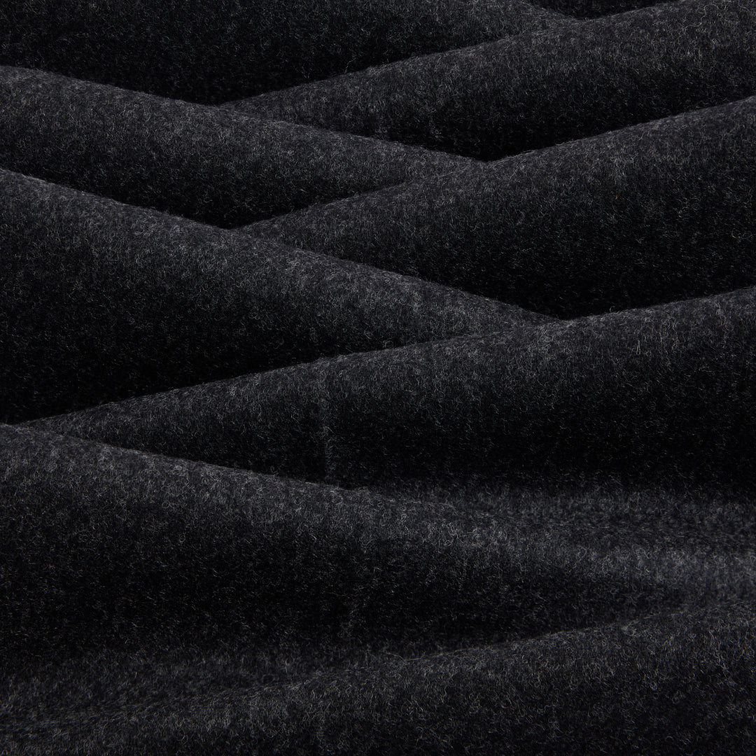 Aleks Heavyweight Charcoal Wool Flannel Trousers