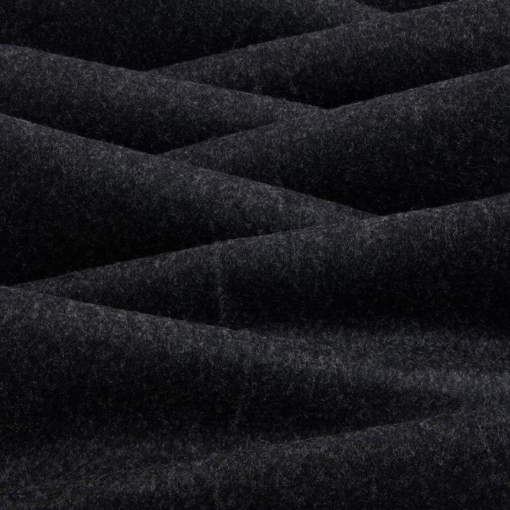 Aleks Heavyweight Charcoal Wool Flannel Trousers