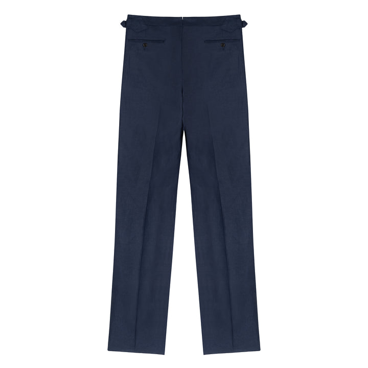 Aleks Navy Linen Trousers