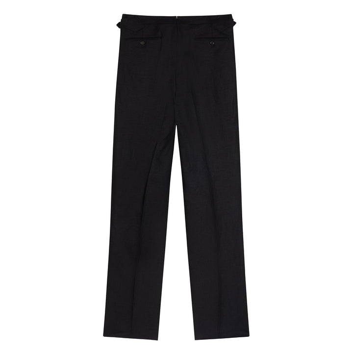 Aleks Black Linen Trousers