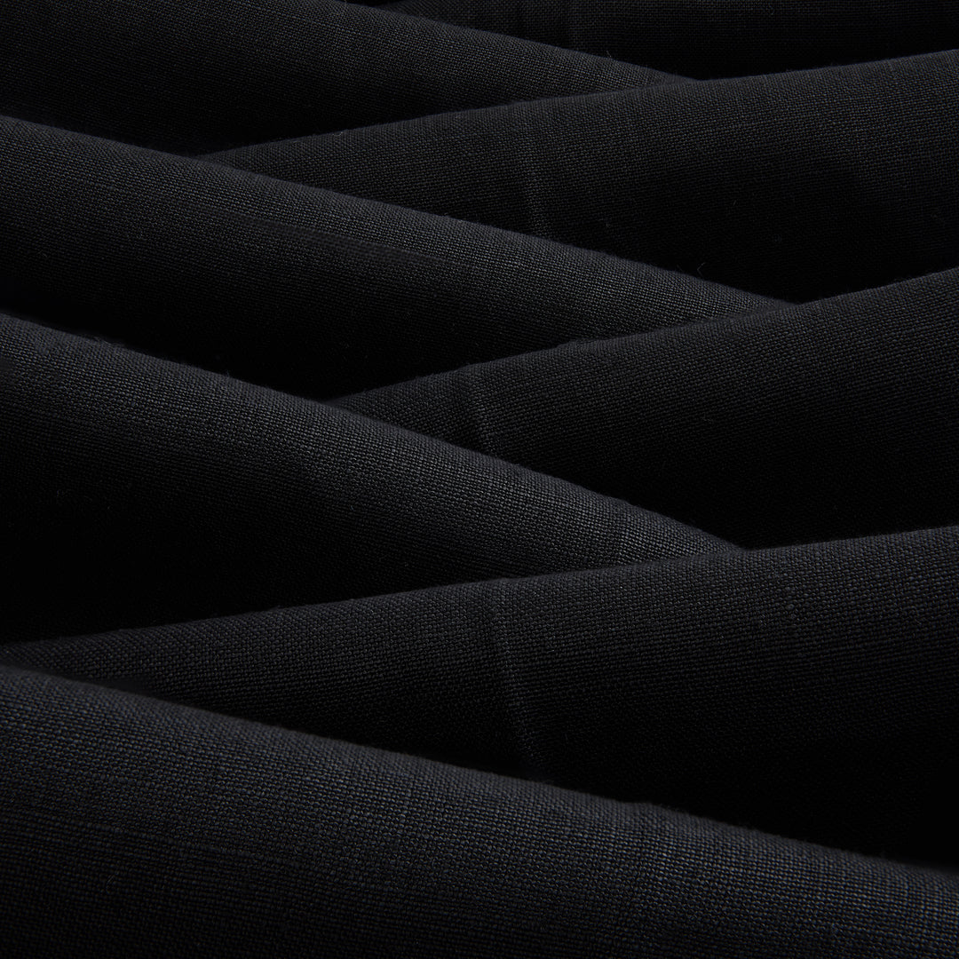 Aleks Black Linen Trousers