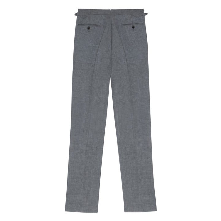 Aleks Light Grey Fresco Wool Trousers