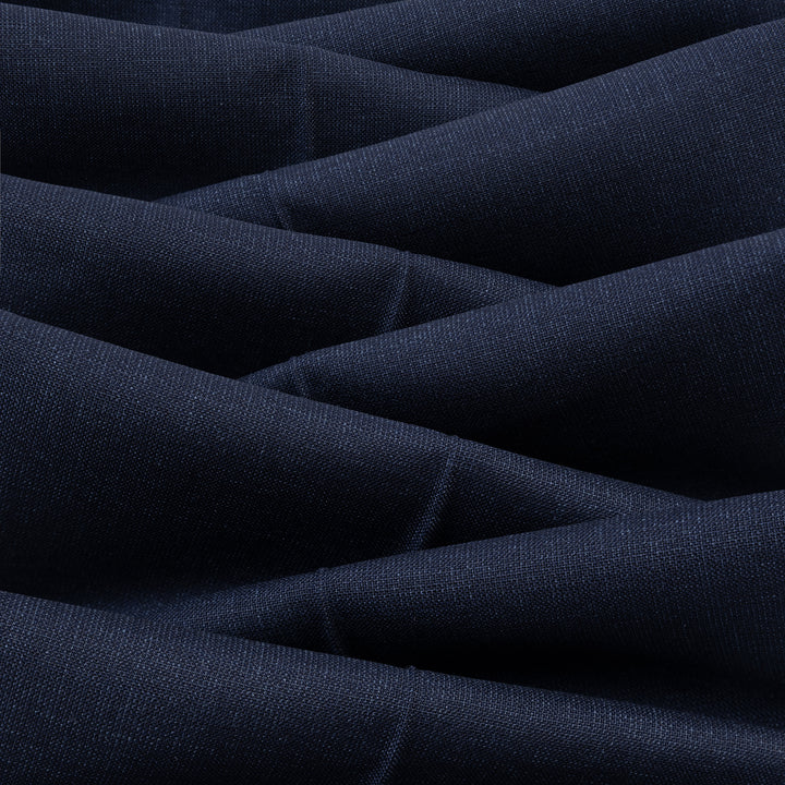Delon Navy Tropical Wool Trousers
