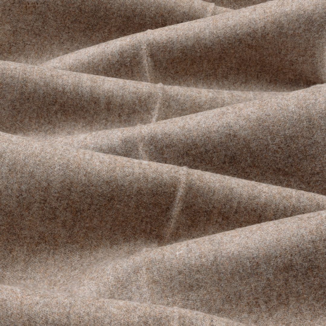 Delon Fawn Wool Flannel Trousers
