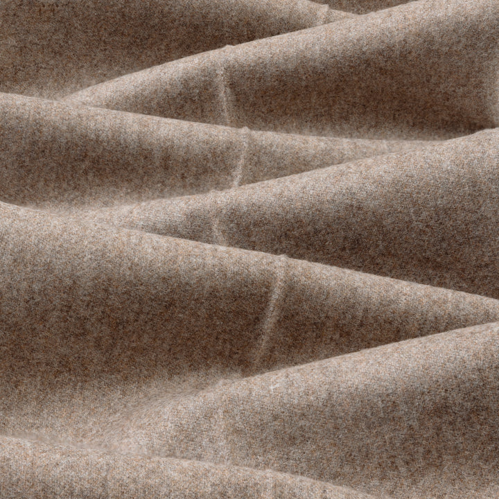 Delon Fawn Wool Flannel Trousers