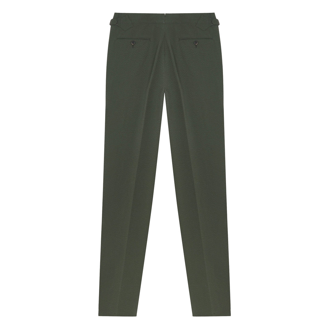 Duke Green Seersucker Cotton Trousers