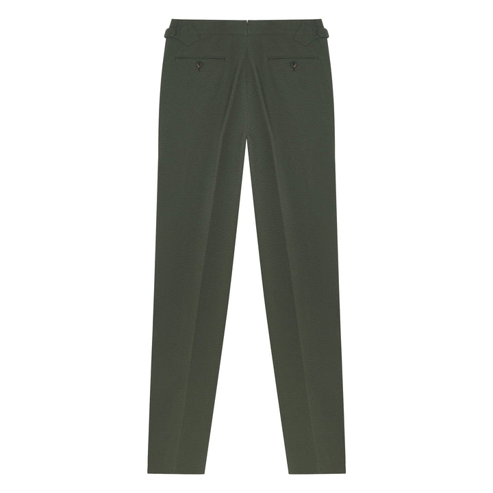 Duke Green Seersucker Cotton Trousers