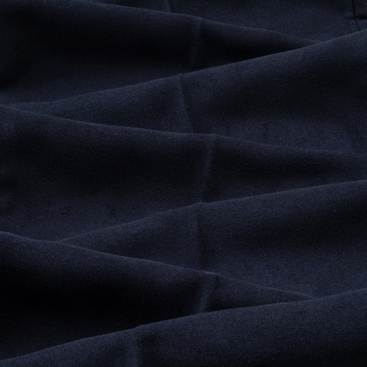 Duke Navy Cotton Moleskin Trousers-Kit Blake
