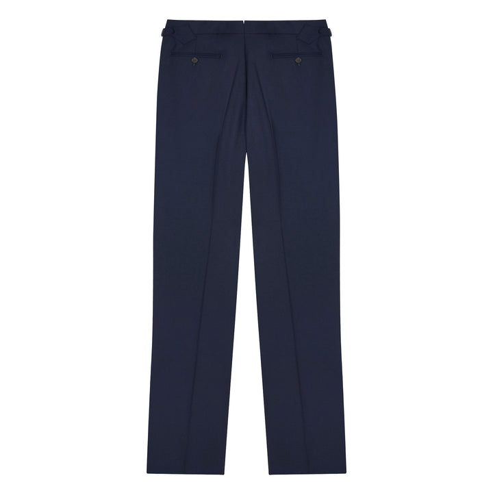 Duke Navy Tropical Wool Trousers