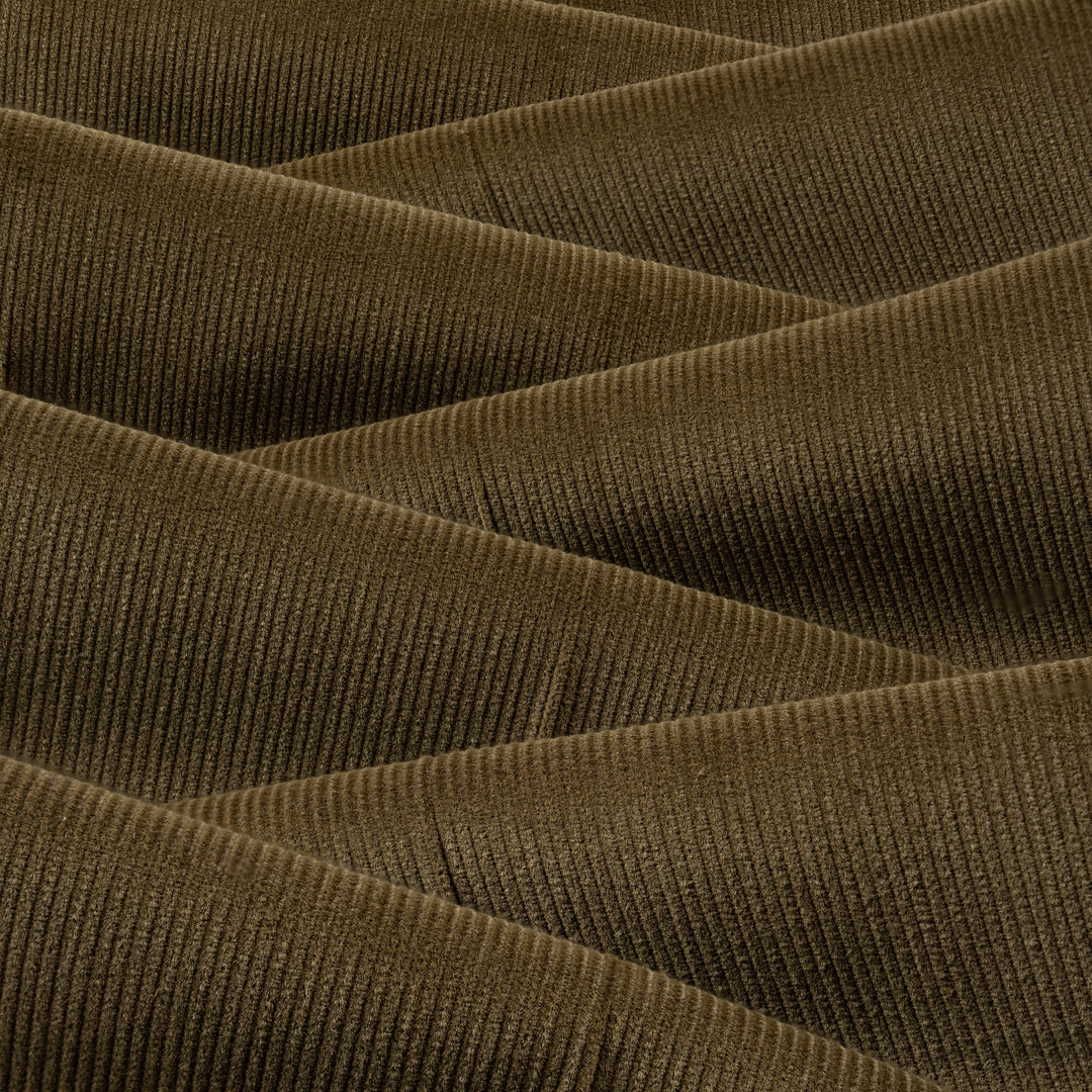 Duke Olive-Brown Cotton Corduroy Trousers-Kit Blake