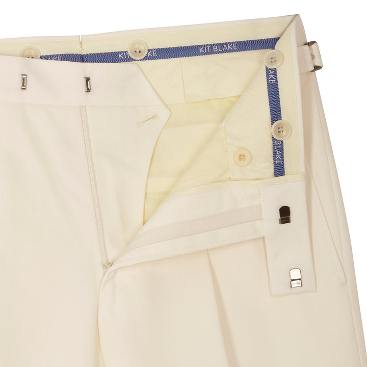 Duke White Cotton Trousers-Duke-Kit Blake