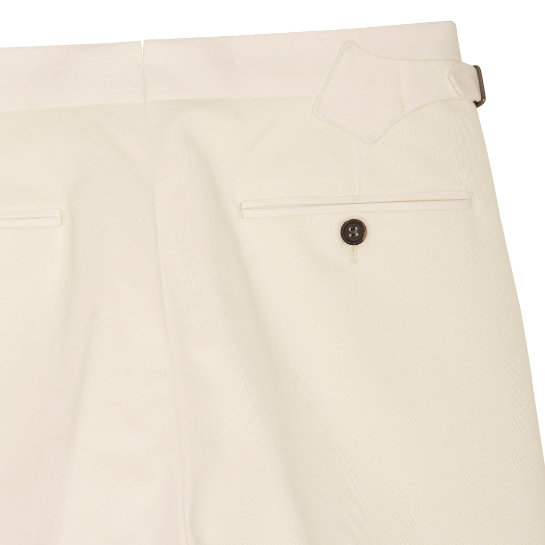 Duke White Cotton Trousers-Duke-Kit Blake