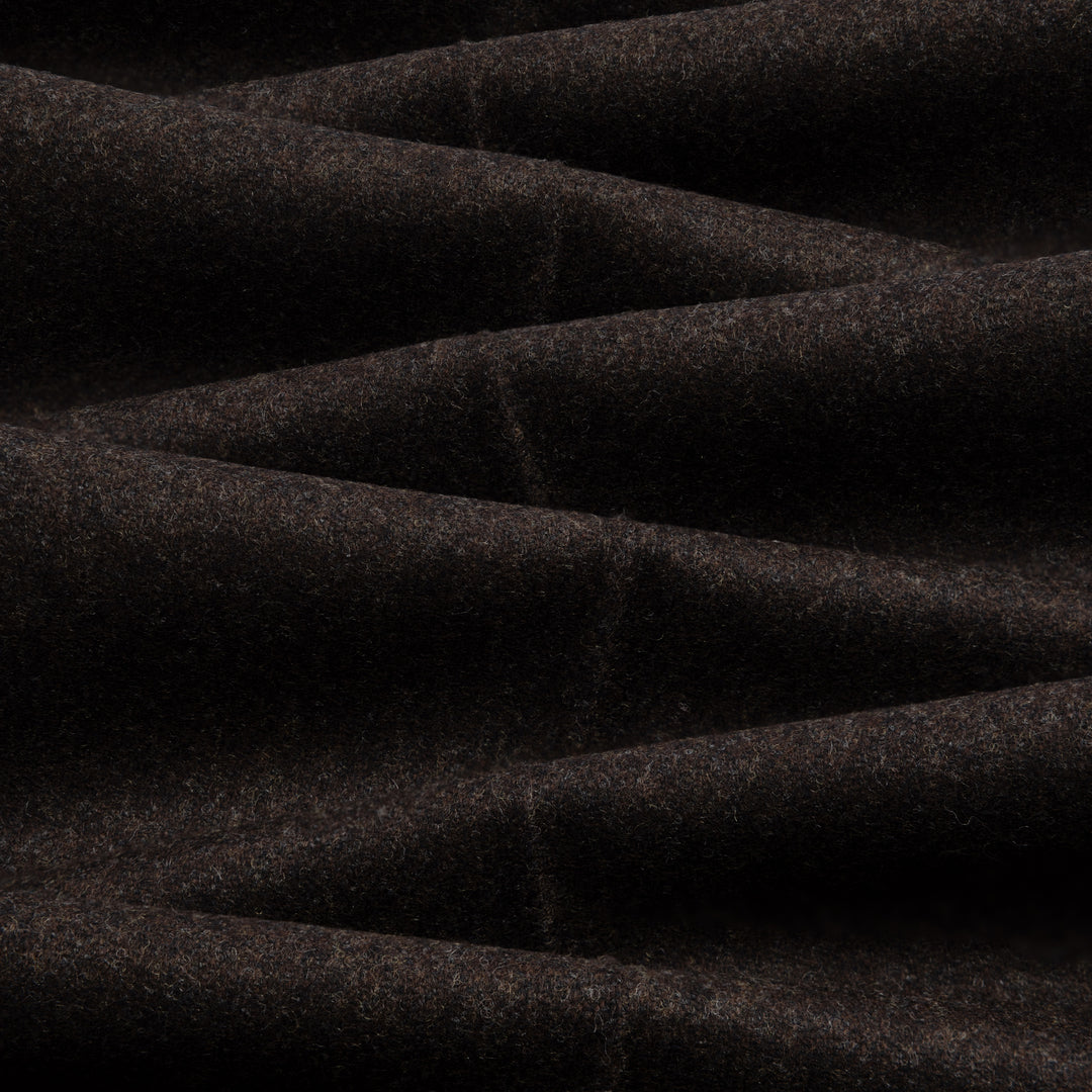 Duke Brown Wool Flannel Trousers