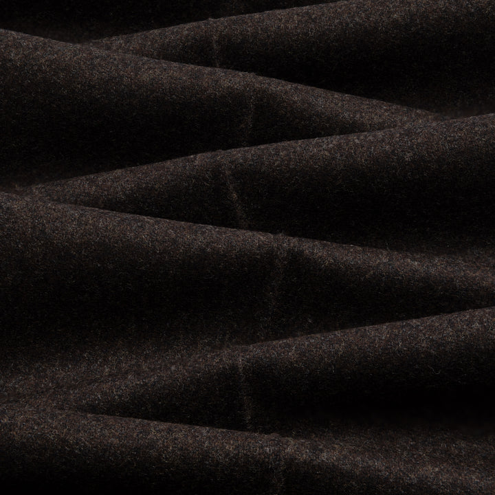 Duke Brown Wool Flannel Trousers