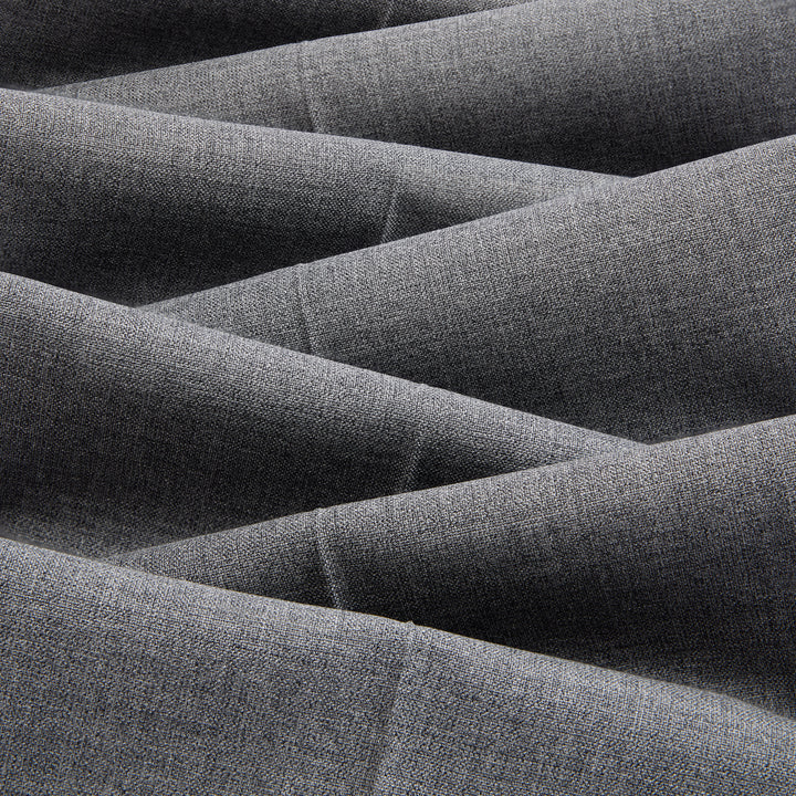 Duke Light Grey Tropical Wool Trousers