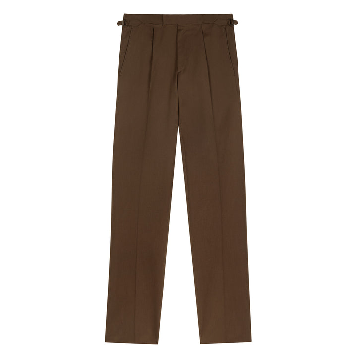 Duke Brown Cotton Trousers