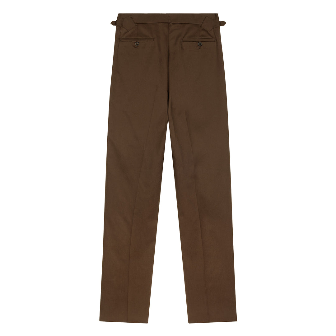 Duke Brown Cotton Trousers