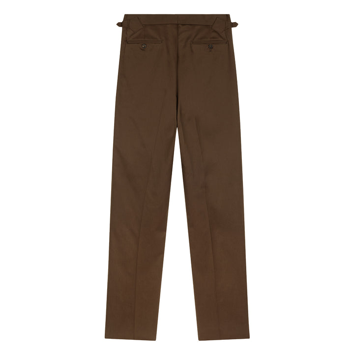 Duke Brown Cotton Trousers