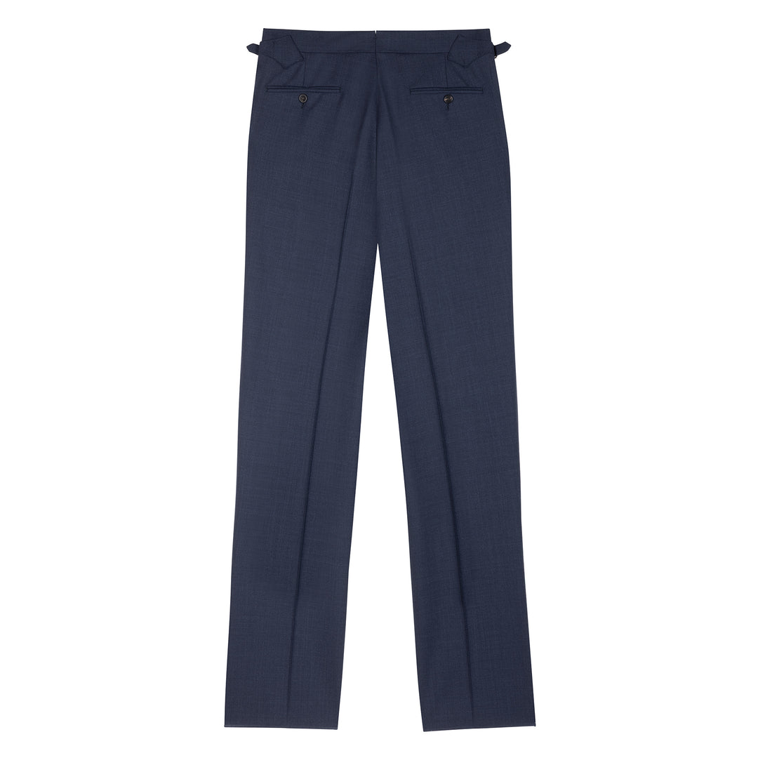 Duke Navy Tropical Wool Trousers
