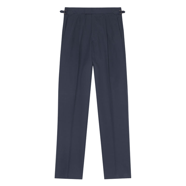 Duke Navy Cotton Trousers