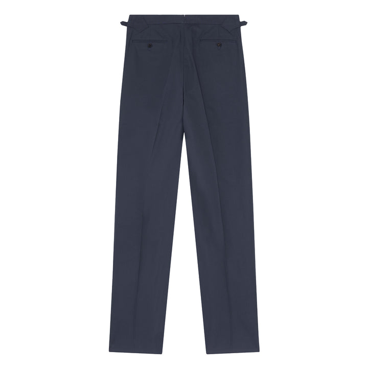 Duke Navy Cotton Trousers