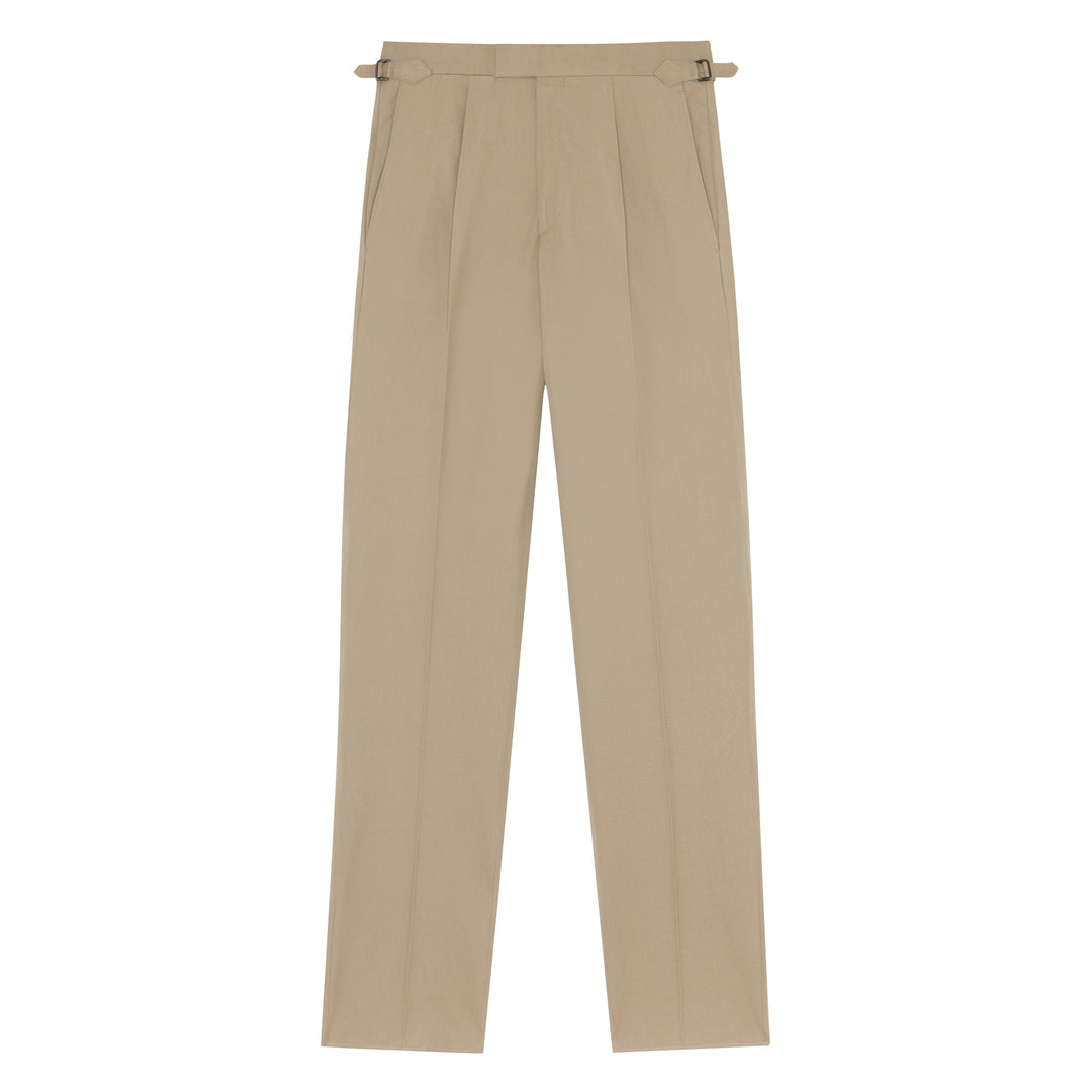 Duke Fawn Cotton Trousers
