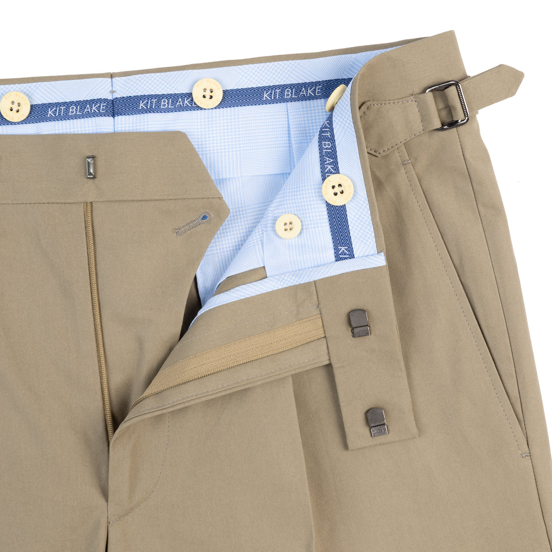 Duke Fawn Cotton Trousers