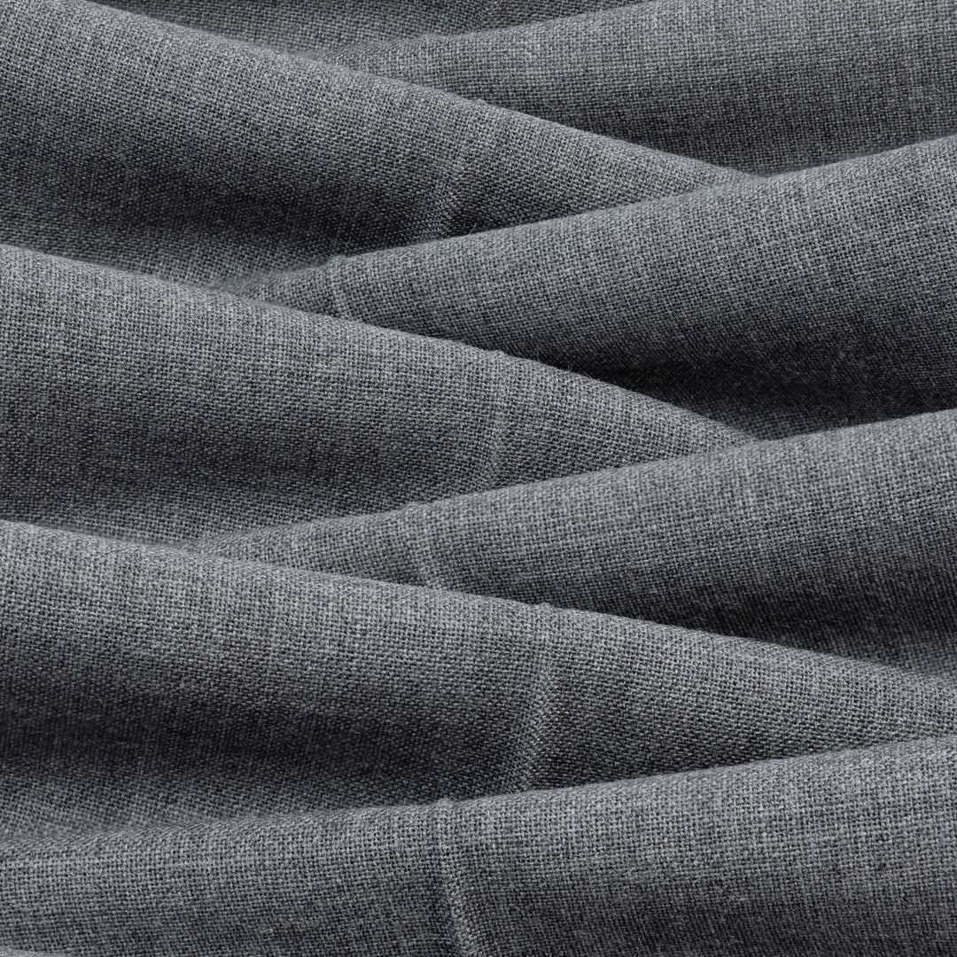 Duke Mid Grey Tropical Wool Trousers