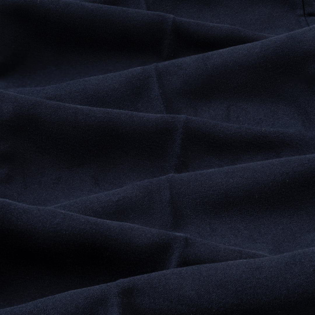 Duke Navy Cotton Moleskin Trousers