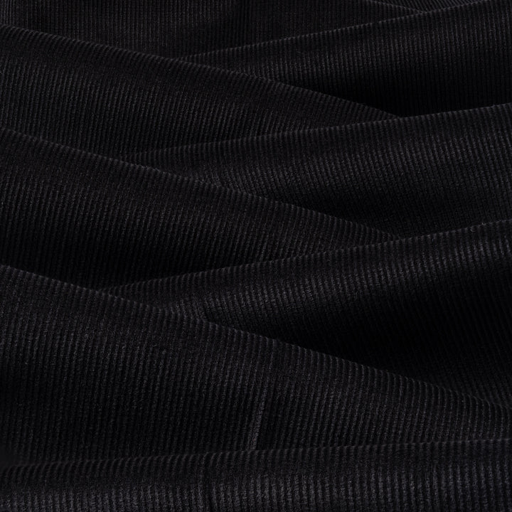 Grant Black Cotton Corduroy Trousers-Kit Blake