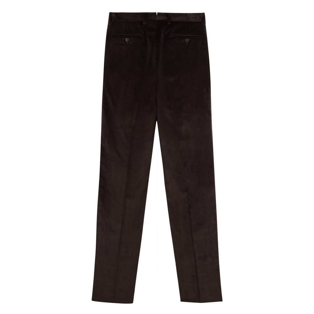 Grant Brown Cotton Corduroy Trousers-Kit Blake