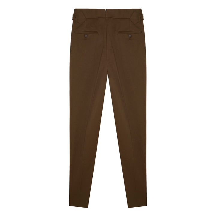 Grant Brown Cotton Trousers-Grant-Kit Blake