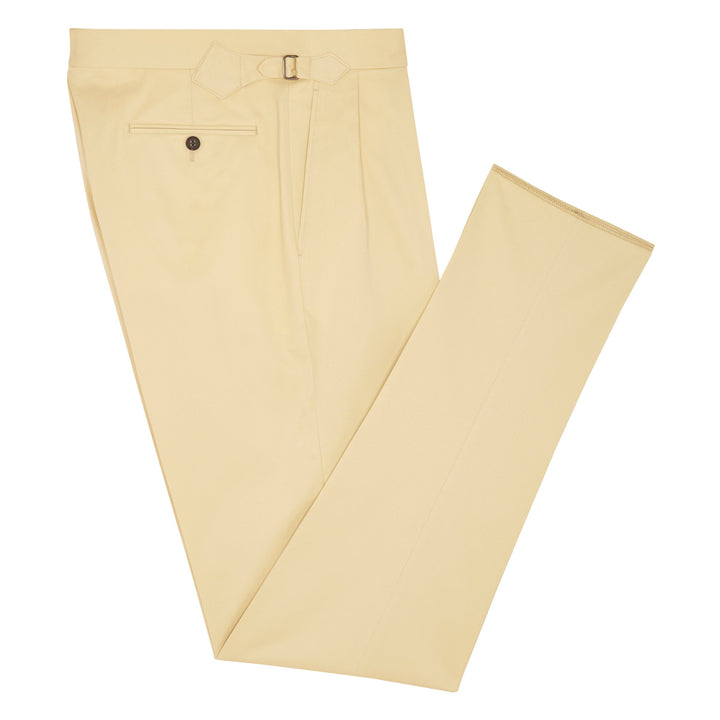 Grant Cream Cotton Trousers-Grant-Kit Blake