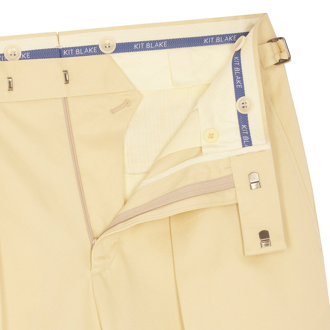 Grant Cream Cotton Trousers-Grant-Kit Blake