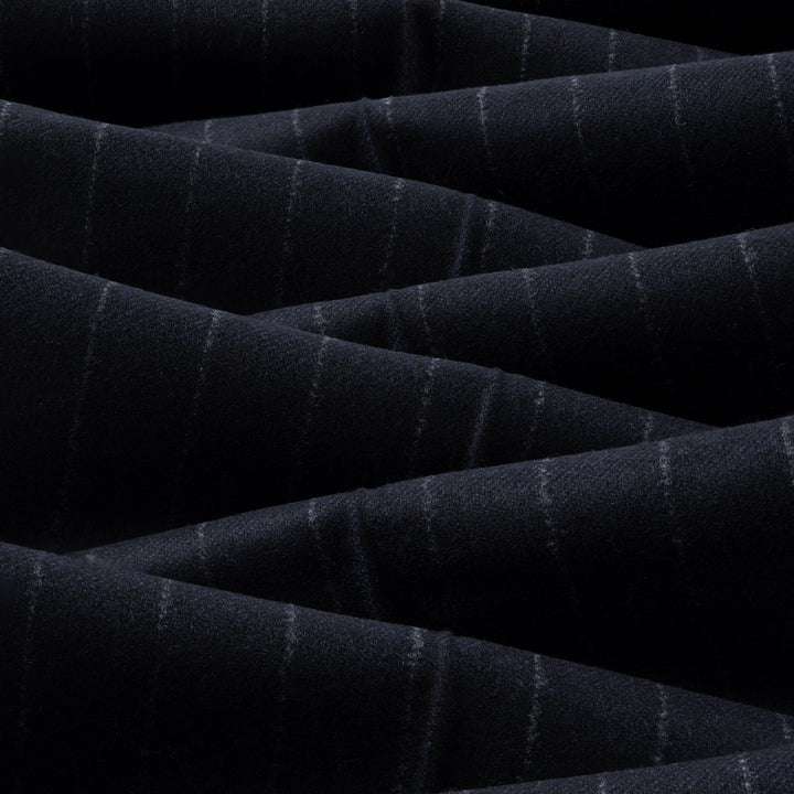 Grant Navy Chalkstripe Wool Flannel Trousers-Kit Blake