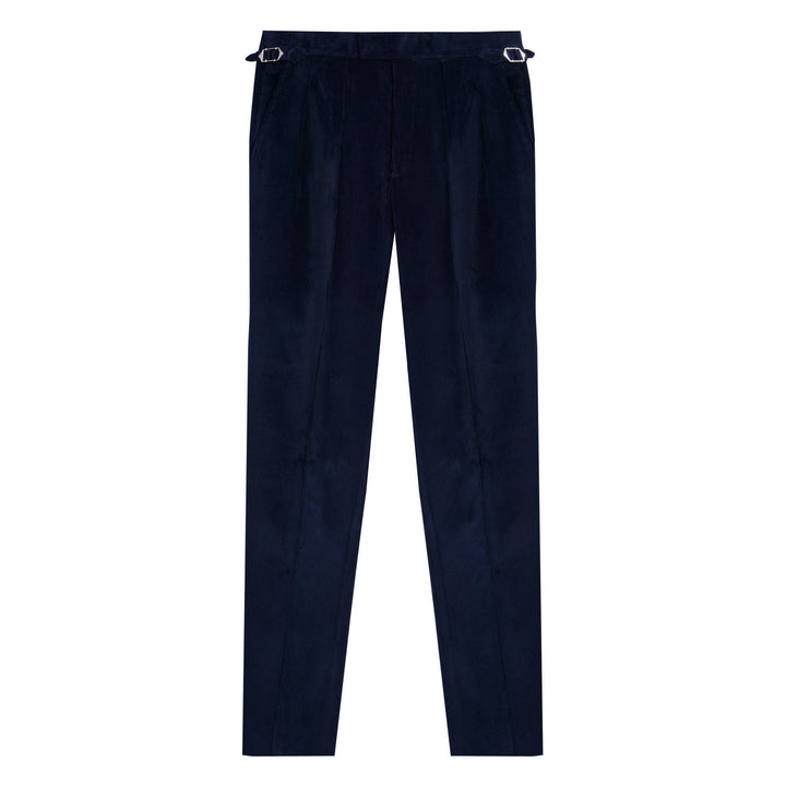 Grant Navy Cotton Corduroy Trousers