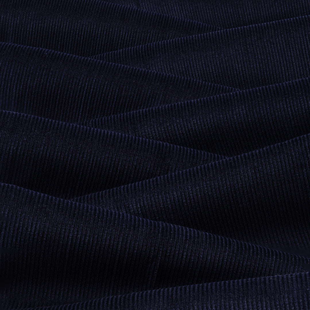 Grant Navy Cotton Corduroy Trousers-Kit Blake