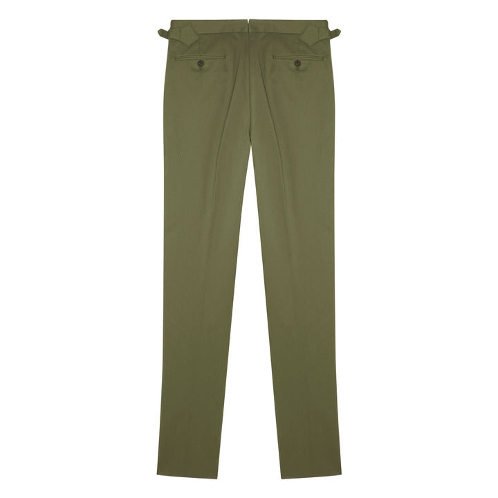 Grant Khaki Cotton Trousers-Grant-Kit Blake