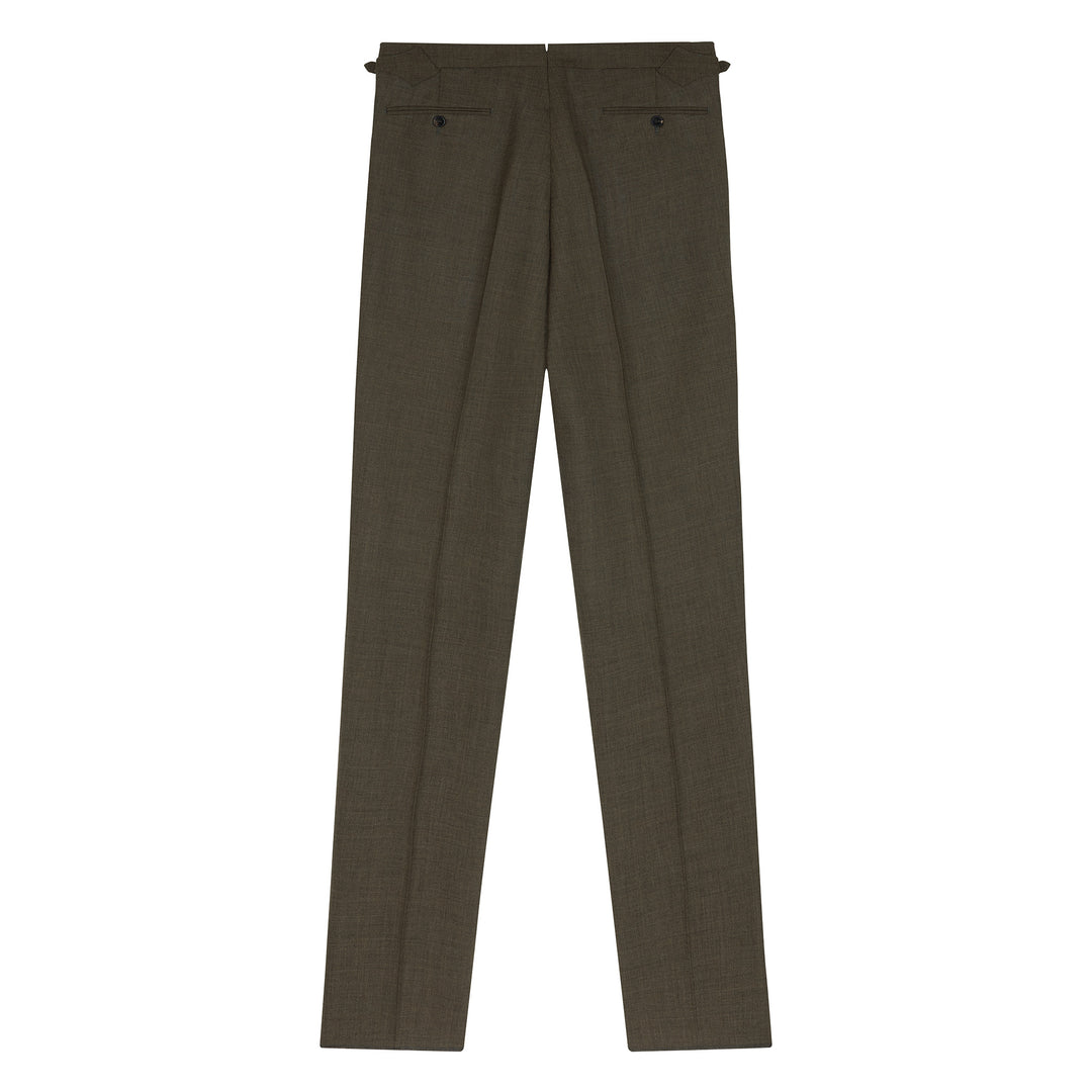 Grant Olive Fox Brothers Wool Trousers