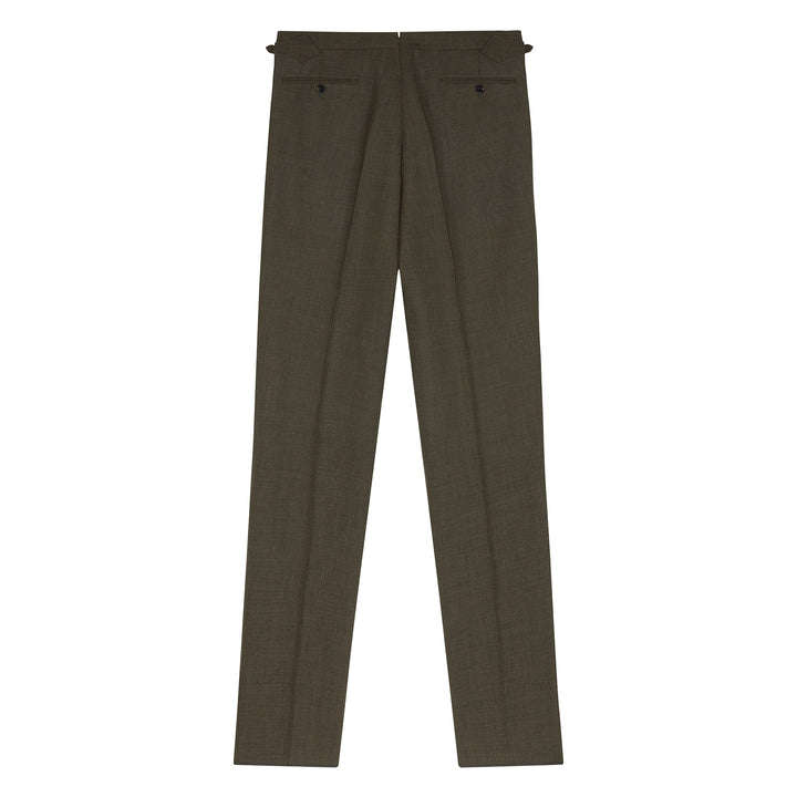 Grant Olive Fox Brothers Wool Trousers